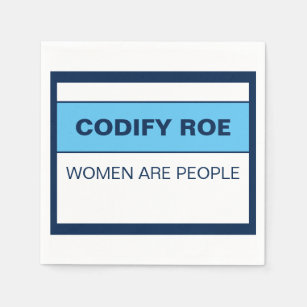 Codify Roe Women Are People Napkin