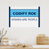 Codify Roe Women Are People Poster (Kitchen)