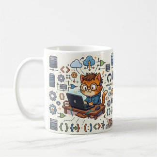 Coding Cat Developer Mug