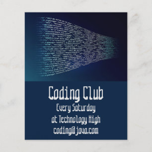 Coding Club Coding camp coding for kids Flyer
