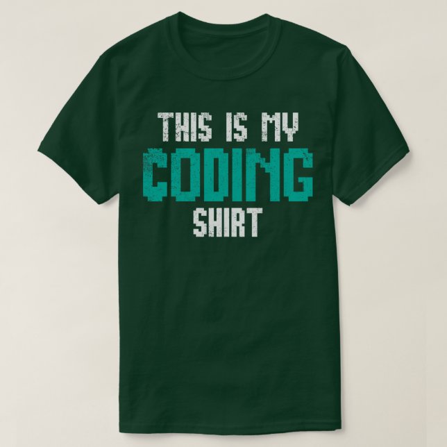 Coding Coder Programming 2 T-Shirt (Design Front)