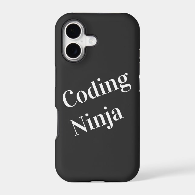 Coding Ninja Noir Blanc  (Verso)