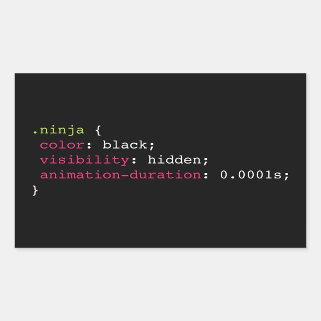 Coding Ninja Sticker (Front)