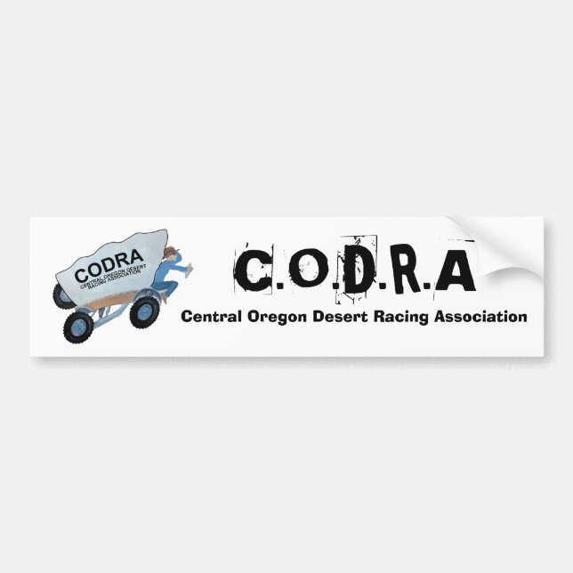 CODRAlogo, C.O.D.R.A, Central Oregon Desert Rac... Bumper Sticker (Front)