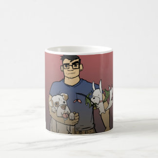 cody & chance "Handful of Dogs" mug