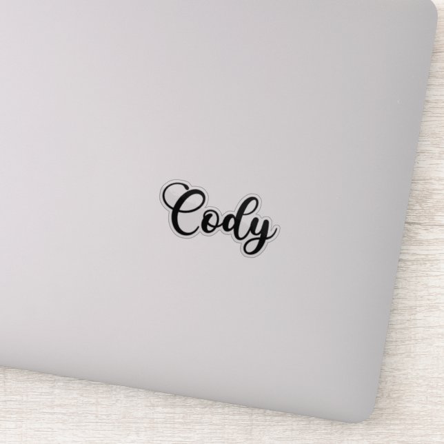 Cody Name - Handwritten Calligraphy (Detail)