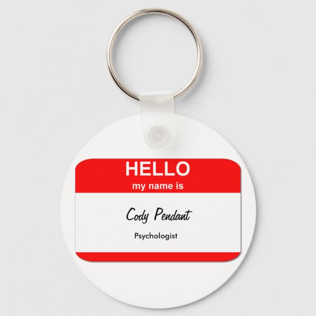 Cody Pendant Keychain (Front)