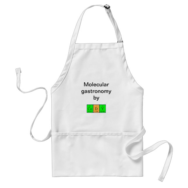 Cody periodic table name apron (Front)