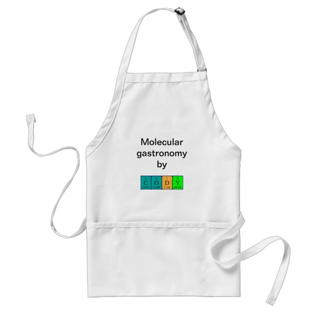 Cody periodic table name apron (Front)