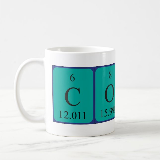 Cody periodic table name mug (Left)