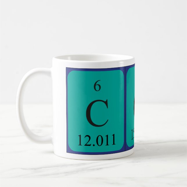 Cody periodic table name mug (Left)