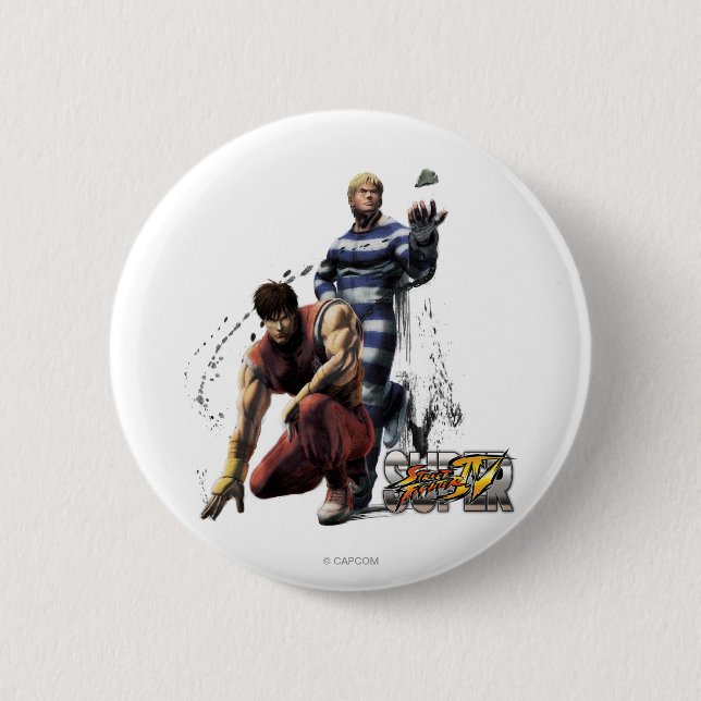 Cody Vs. Guy 2 Inch Round Button (Front)