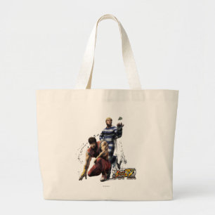Cody Vs. Guy Large Tote Bag