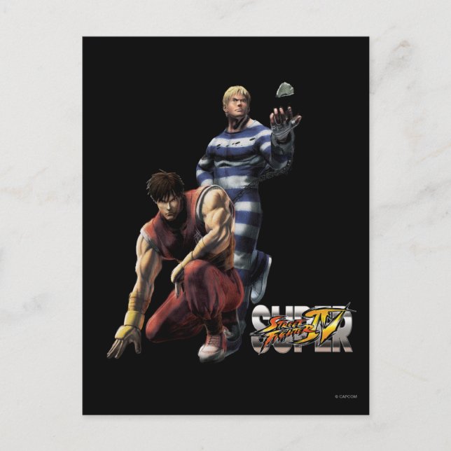 Cody Vs. Guy Postcard (Front)