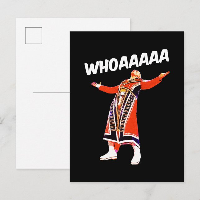 Cody whoaaa invitation postcard (Front/Back)