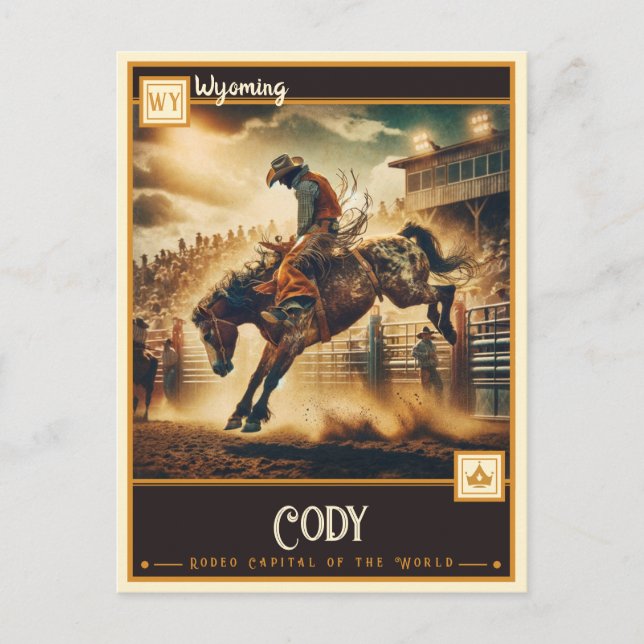 Cody, Wyoming | Vintage Postcard (Front)