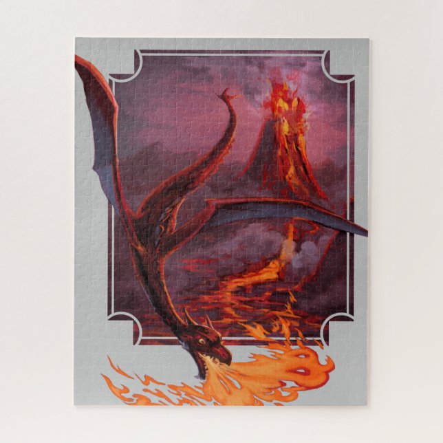 Cody's Lava Dragon Jigsaw Puzzle (Vertical)