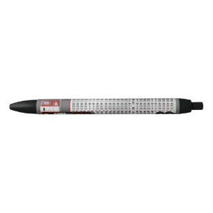 COE Livestock Hauler Big Rig Truck Black Ink Pen