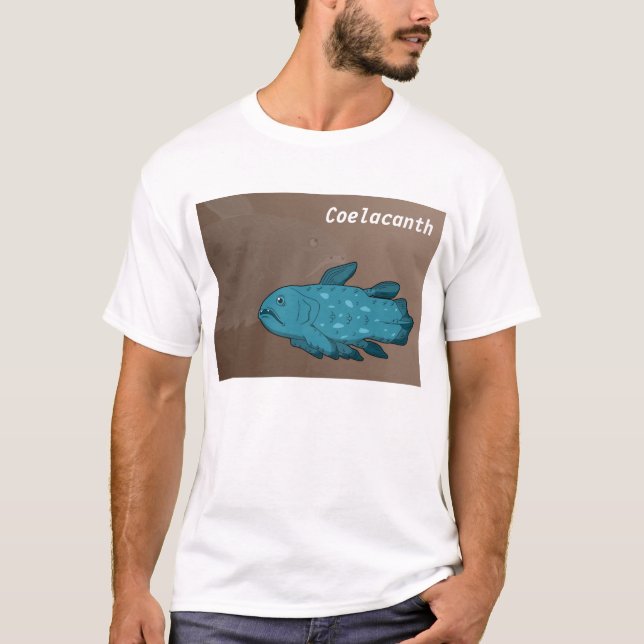 Coelacanth- Ancient Fish T-Shirt (Front)