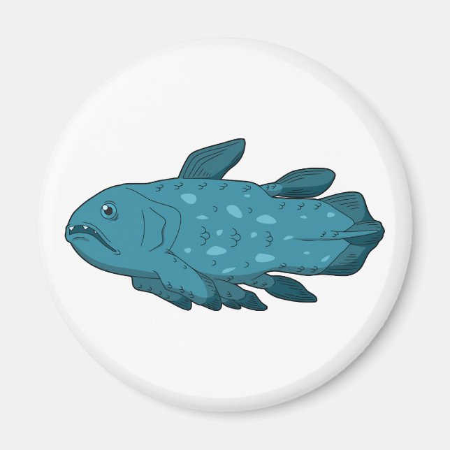 Coelacanth Magnet (Front)