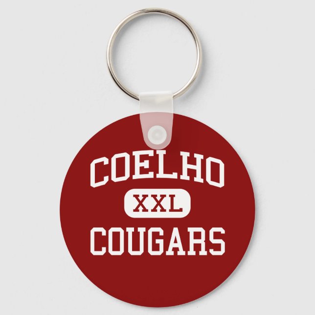 Coelho - Cougars - Middle - Attleboro Keychain (Front)