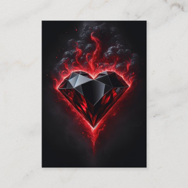 Coeur Adamant | Boîte de carte Zechariah 7:9-12 KJ (Devant)