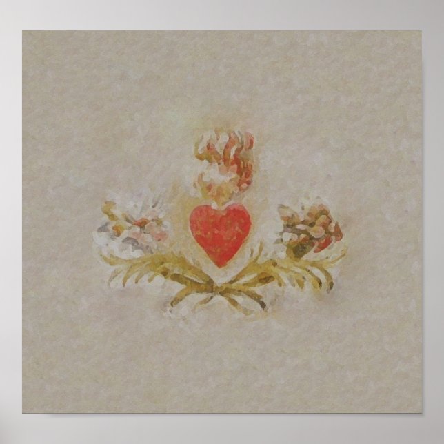 Cœur ~ Affiche / Impression (Devant)