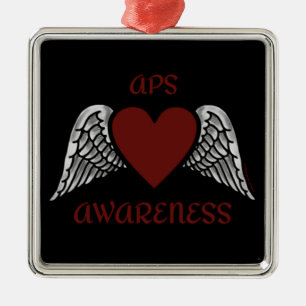 Coeur/ailes...APS Ornement métallique