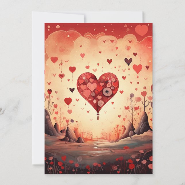 Cœur Amour : Quand je te dis - Carte de la Saint-V (Devant)