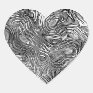 Coeur autocollant d'impression molle