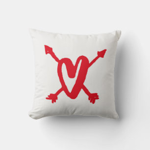Coeur avec flèche Lève oreiller