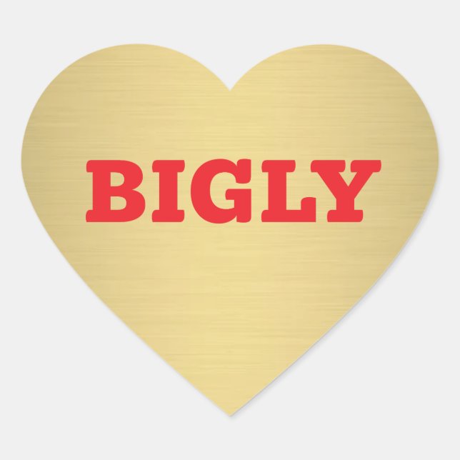 CŒUR BIGLY COEUR STICKER (Devant)