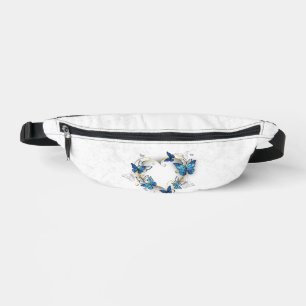 Coeur bijoux avec papillons Morpho