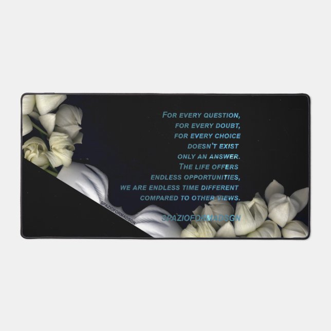 "Coeur blanc en noir de la lune" & Doubt (Recto)