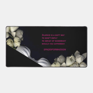 "Cœur blanc en noir de lune" & Silence