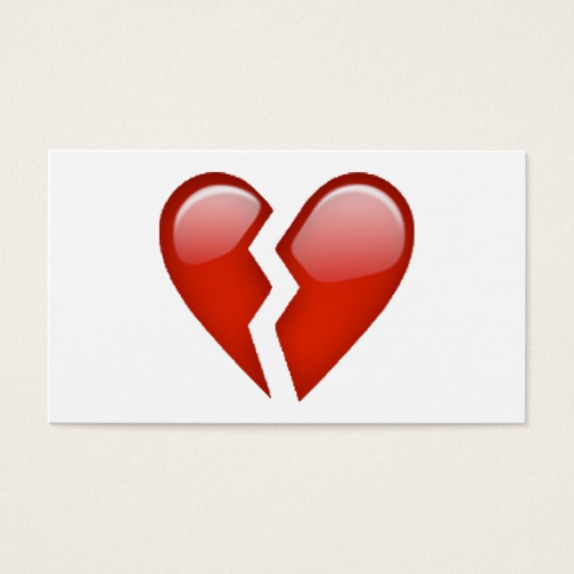 Coeur brisé - Emoji (Devant)