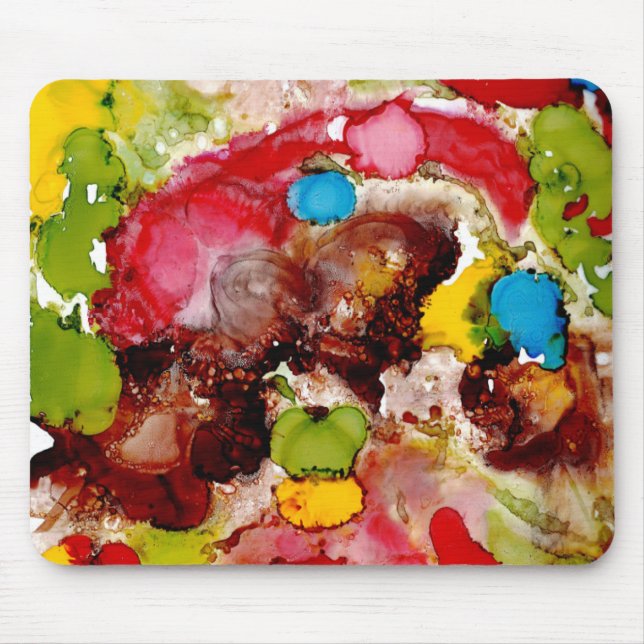 Coeur Brown de tapis de souris (Devant)