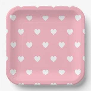 Coeur cardboard plates