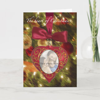 "Coeur carte de Noël"