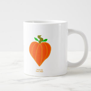 Coeur citrouille Jumbo Mug