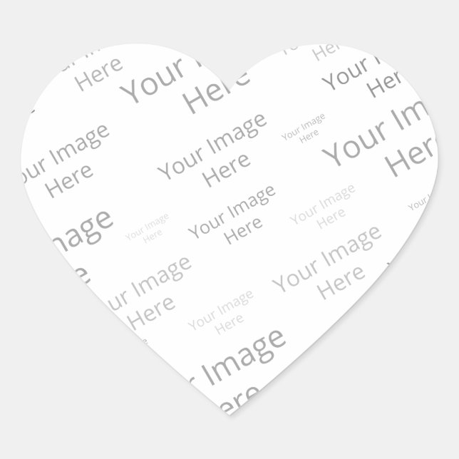 Cœur Créez votre propre Sticker Coeur Matte personnalis (Devant)
