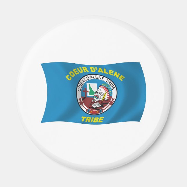 Coeur d'Alene Flag Magnet (Front)