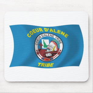 Coeur d'Alene Flag Mousepad
