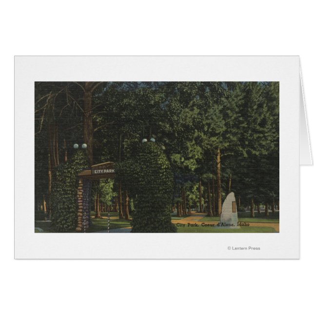 Coeur d'Alene, ID - View of City Park (Front Horizontal)