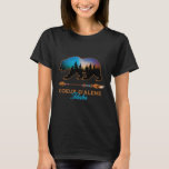 Coeur D'alene Idaho Bear Starry Night Travel Souve T-Shirt<br><div class="desc">Coeur D'alene Idaho Bear Starry Night Travel Souvenir</div>