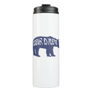 Coeur d'Alene Idaho Bear Thermal Tumbler