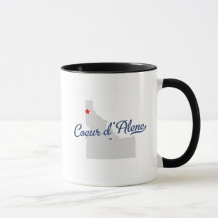 Coeur D'alene Idaho ID Shirt Mug
