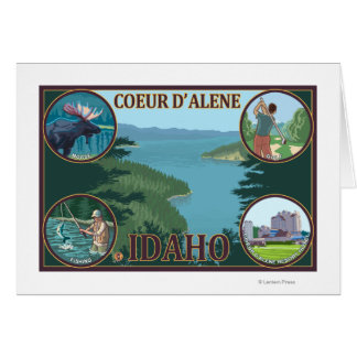 Coeur D'Alene, IdahoScenic Travel Poster