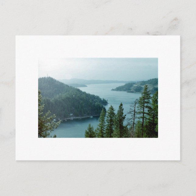 Coeur dAlene Lake Postcard (Front)