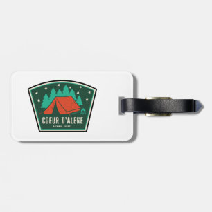 Coeur D'Alene National Forest Camping Luggage Tag